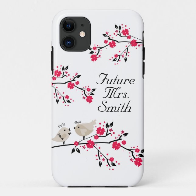 Zukünftige Vögel Frau-Bride To Be Wedding Case-Mate iPhone Hülle (Rückseite)