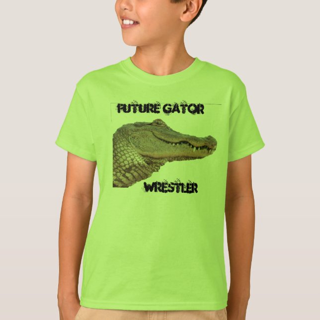 Zukünftiger Alligatorringkämpfer scherzt Shirt (Vorderseite)