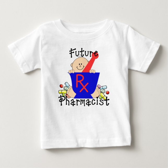 Zukünftiger Apotheker Baby T-shirt (Vorderseite)