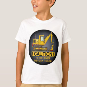 Zukünftiger Baggerschaufel-Fahrer scherzt T - T-Shirt