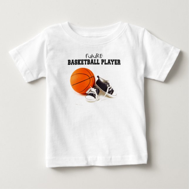 Zukünftiger Basketball-Spieler Baby T-shirt (Vorderseite)