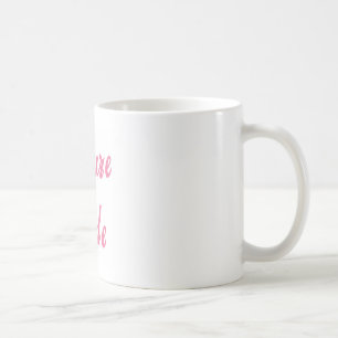 Zukünftiger Braut-Rosa-Text Kaffeetasse