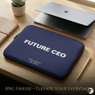 Zukünftiger CEO Personalisierter Name & Jahr Nav Laptopschutzhülle