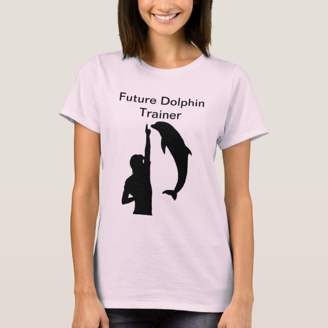 Zukünftiger Delphin-Trainer-T - Shirt (Vorderseite)