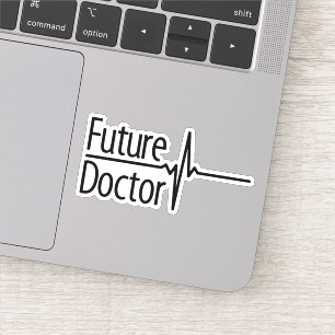 Zukünftiger Doktor - EKG Aufkleber
