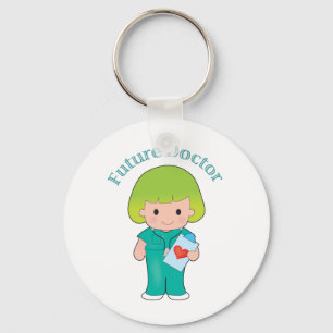 Zukünftiger Doktor Girl Schlüsselanhänger