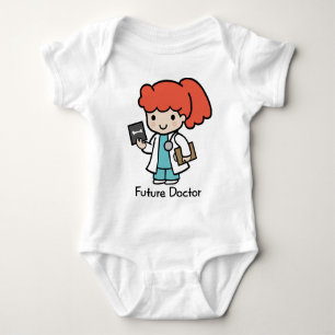 Zukünftiger Doktor - Mädchen Baby Strampler