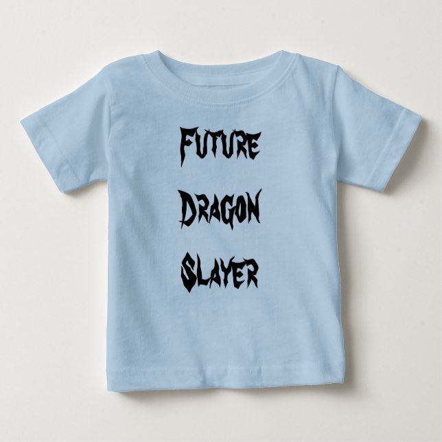 Zukünftiger DracheSlayer Baby T-shirt (Vorderseite)