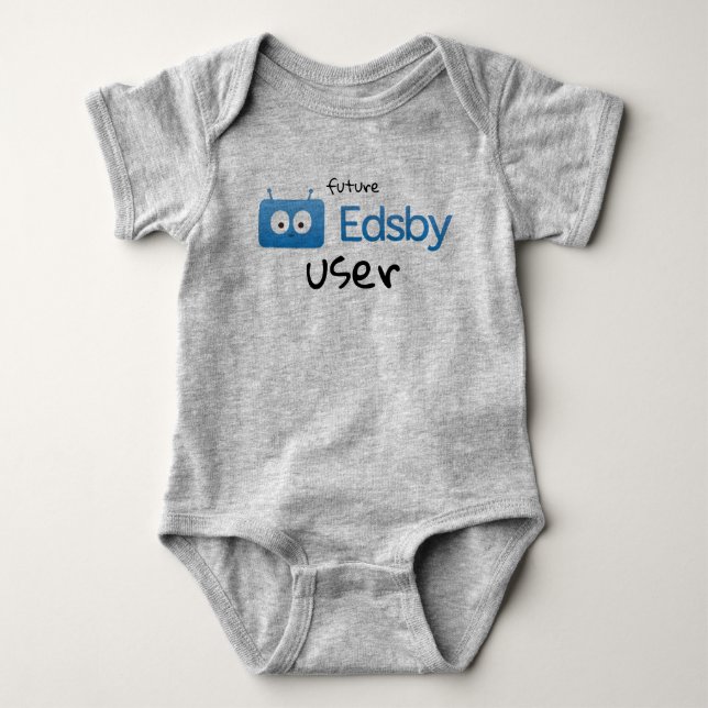 Zukünftiger Edsby Benutzer-Babybodysuit - Licht Baby Strampler (Vorderseite)