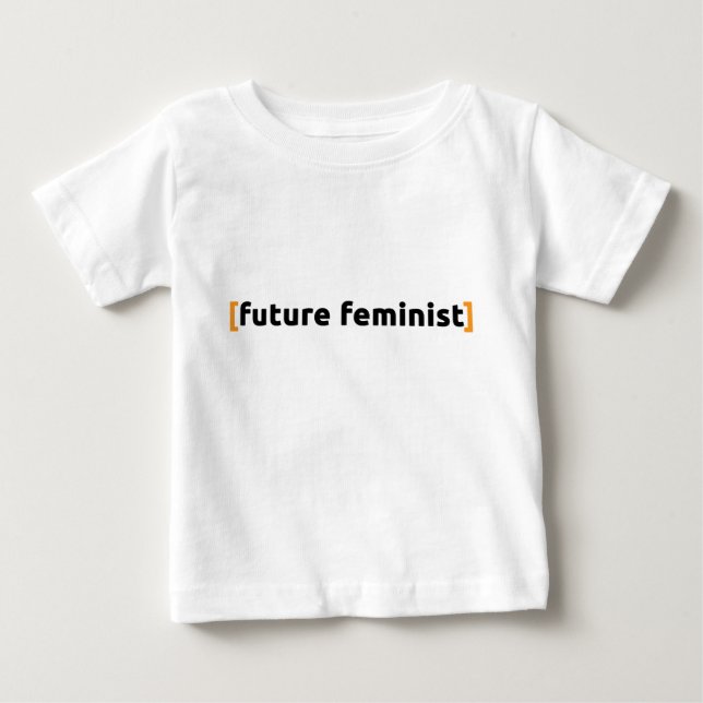 [zukünftiger Feminist] Baby T-shirt (Vorderseite)