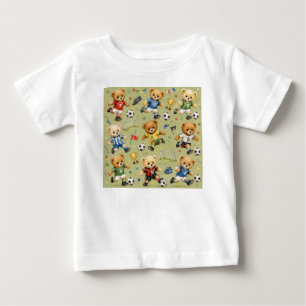 Zukünftiger Fußballstar Team Teddy Baby T-shirt