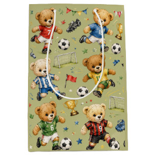 Zukünftiger Fußballstar Team Teddy Mittlere Geschenktüte