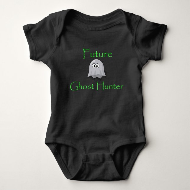Zukünftiger Geist-Jägerbabybodysuit Baby Strampler (Vorderseite)