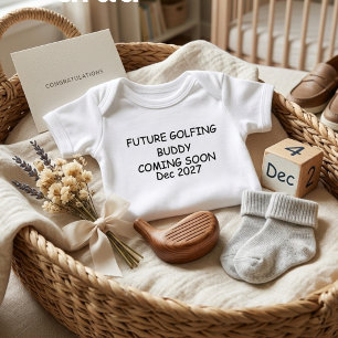 Zukünftiger Golfkollege Baby-Body Golf-Schwangersc Baby Strampler