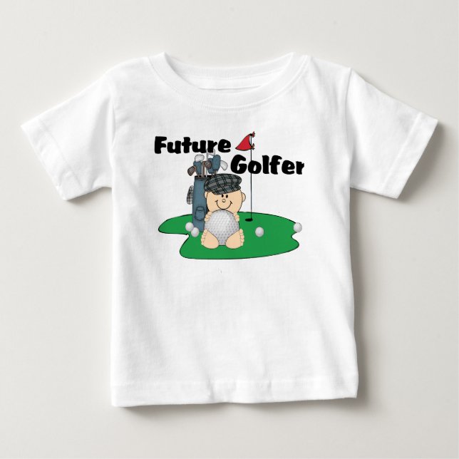 Zukünftiger Golfspieler Baby T-shirt (Vorderseite)