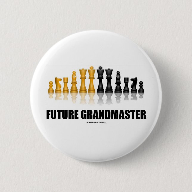 Zukünftiger Grandmaster (Schach-Set) Button (Vorderseite)