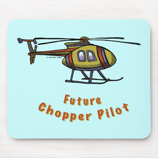 Zukünftiger Hubschrauberpilot Mousepad (Vorne)