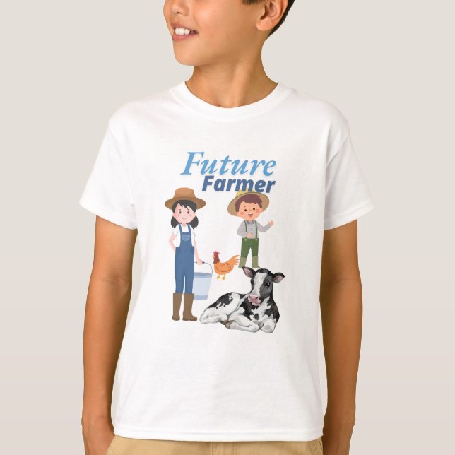 Zukünftiger Landwirt T-Shirt (Vorderseite)