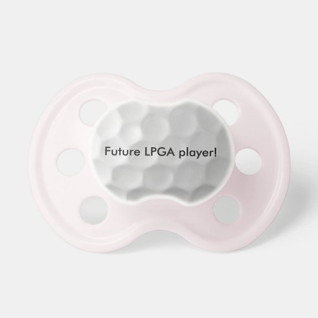 Zukünftiger LPGA Spieler-Baby-Schnuller Schnuller (Vorne)