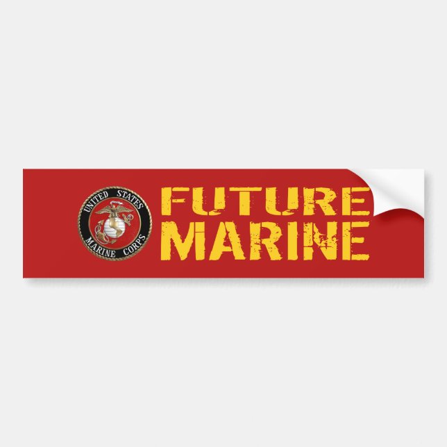 Zukünftiger Marinesoldat Autoaufkleber (Vorne)
