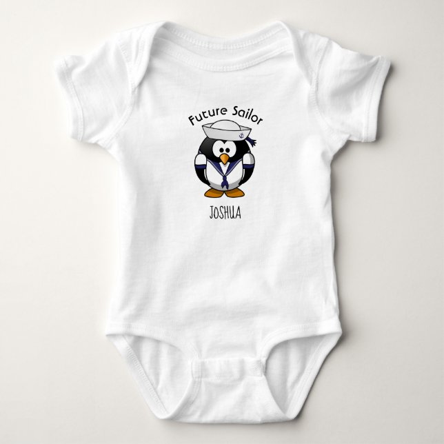 Zukünftiger Matrose Baby Strampler (Vorderseite)