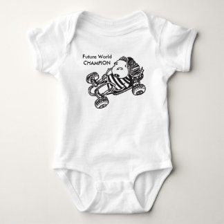 zukünftiger Meister des einteiligen Stramplers des Baby Strampler