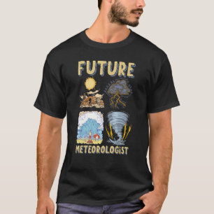 Zukünftiger Meteorologe meldet Wettervorhersager T-Shirt