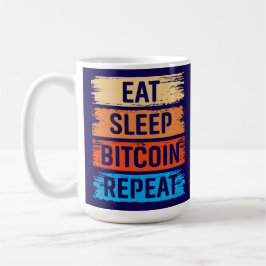 Zukünftiger Millionär Bitcoin Humor Kryptowährung Kaffeetasse