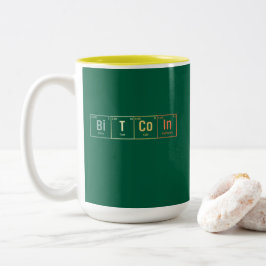 Zukünftiger Millionär Bitcoin Humor Kryptowährung Zweifarbige Tasse