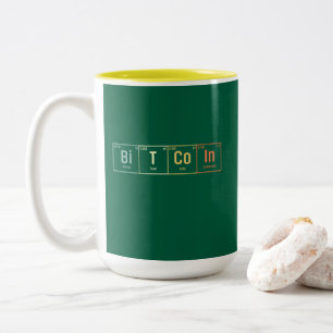 Zukünftiger Millionär Bitcoin Humor Kryptowährung Zweifarbige Tasse
