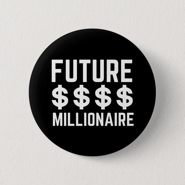 Zukünftiger Millionär Button (Vorderseite)