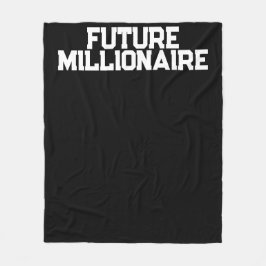 Zukünftiger Millionär Inspirierender Unternehmer Fleecedecke
