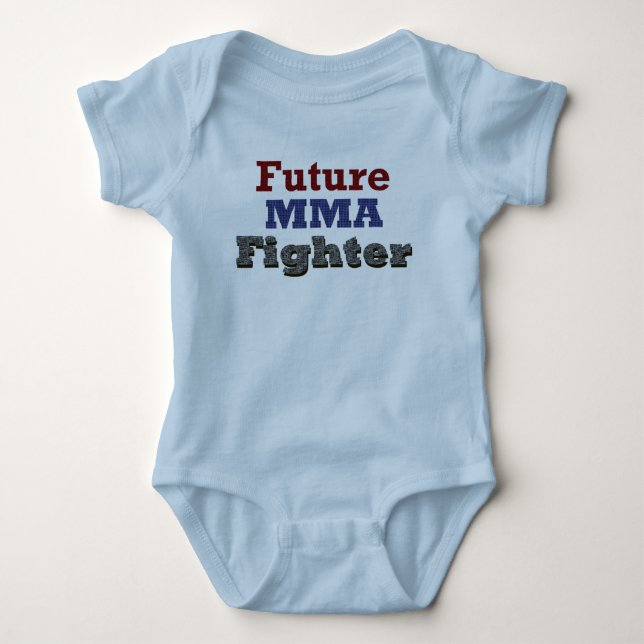 Zukünftiger MIXED MARTIAL ARTS Kämpfer Baby Strampler (Vorderseite)
