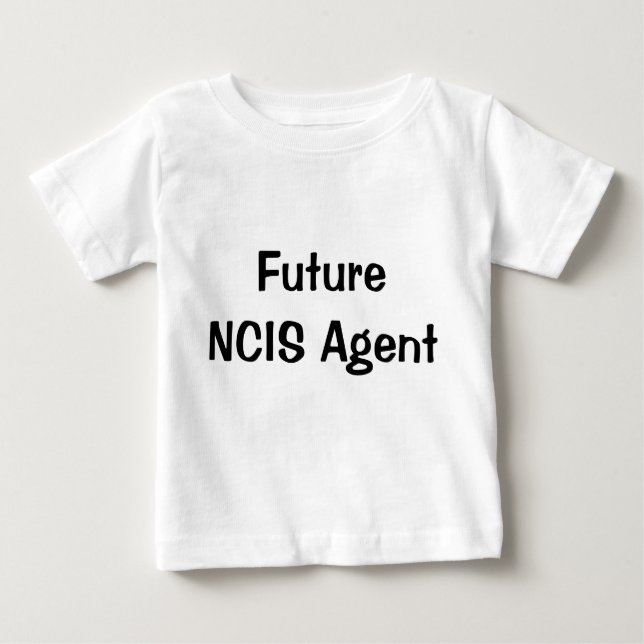 Zukünftiger NCIS Agent Baby T-shirt (Vorderseite)