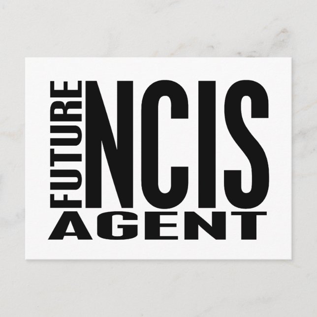 Zukünftiger NCIS Agent Postkarte (Vorderseite)