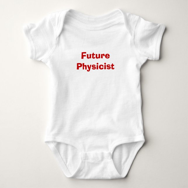 Zukünftiger Physiker Baby Strampler (Vorderseite)