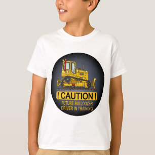Zukünftiger Planierraupen-Bulldozer-Fahrer scherzt T-Shirt