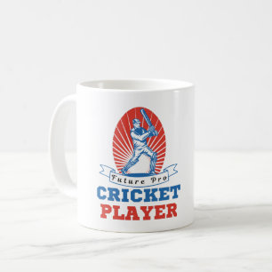 ZUKÜNFTIGER PROFESSIONELLER CRICKET-SPIELER - CRIC KAFFEETASSE