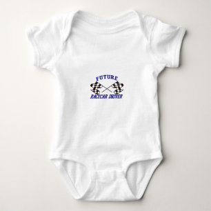 Zukünftiger Racecar Fahrer Baby Strampler