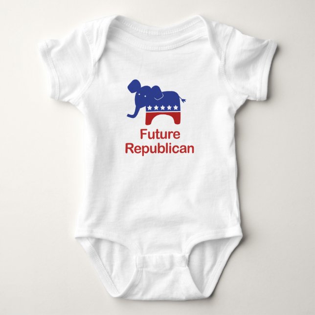Zukünftiger Republikaner Baby Strampler (Vorderseite)