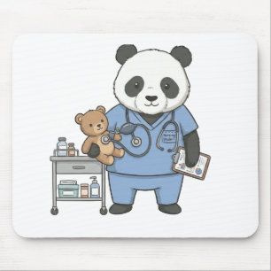 Zukünftiger RN Panda: Liebenswerter Medizinstudent Mousepad