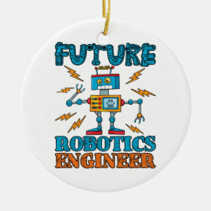 Zukünftiger Robotik-Ingenieur Keramik Ornament