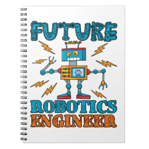 Zukünftiger Robotik-Ingenieur Notizblock