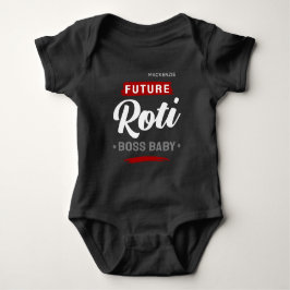 Zukünftiger Roti Boss Baby Dark Strampler