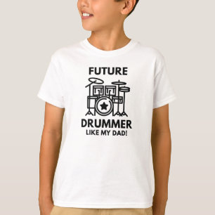 Zukünftiger Schlagzeuger mögen meinen Vater T-Shirt