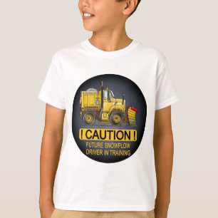 Zukünftiger Schnee-Pflug-LKW-Fahrer scherzt T - T-Shirt