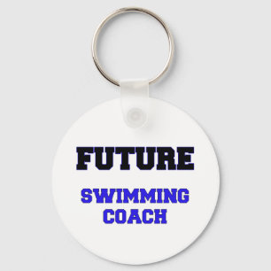 Zukünftiger Schwimmen-Trainer Schlüsselanhänger
