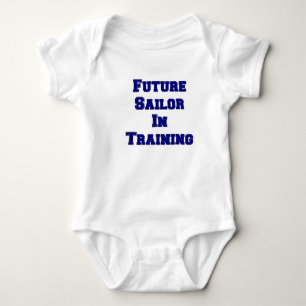 Zukünftiger Seemann im Training Baby Strampler