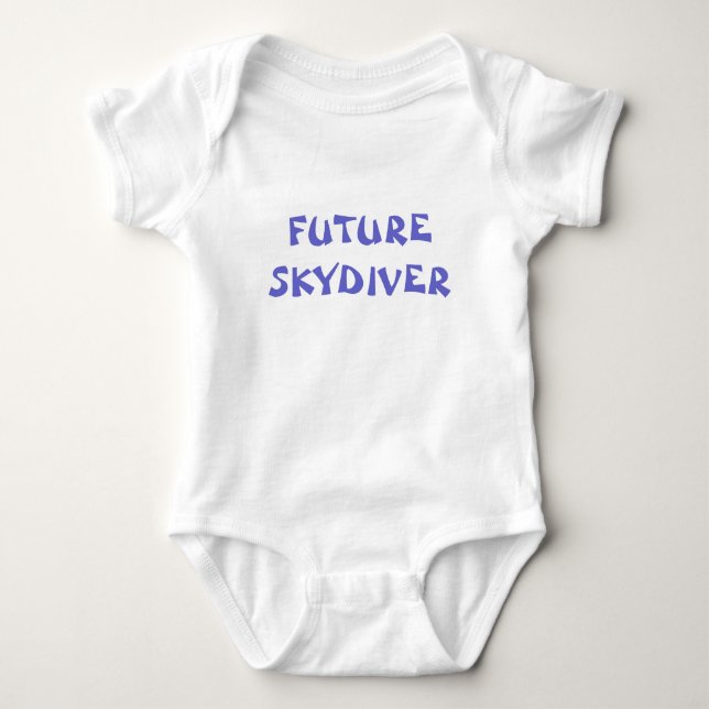 ZUKÜNFTIGER SKYDIVER BABY STRAMPLER (Vorderseite)
