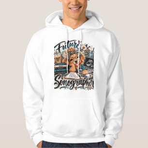 Zukünftiger Sonographer Süße Ultraschall-Tech Hood Hoodie